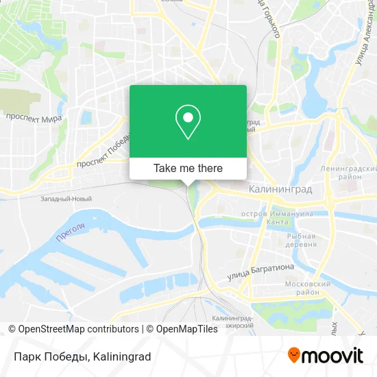 Парк Победы map