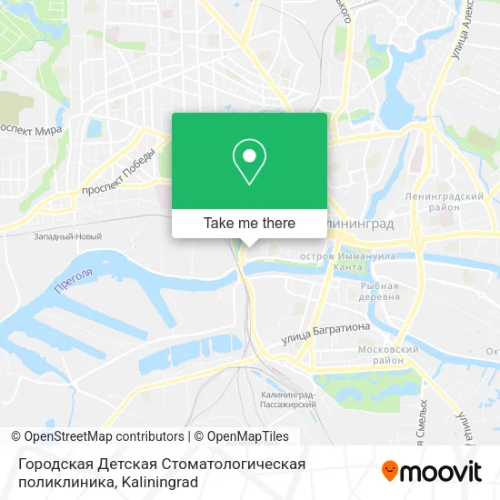 Городская Детская Стоматологическая поликлиника map