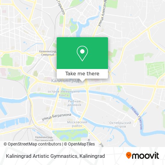 Kaliningrad Artistic Gymnastics map