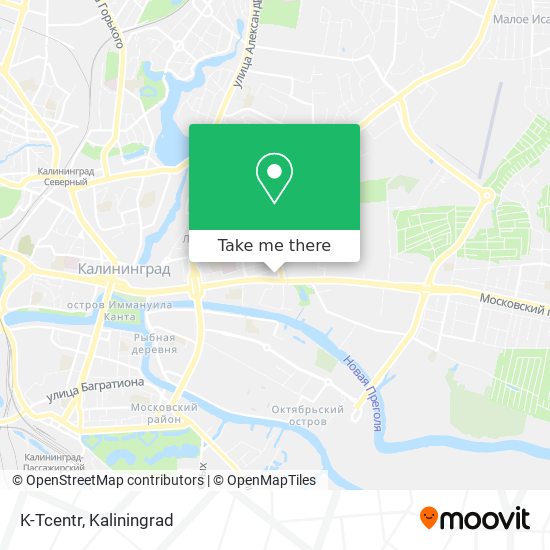 K-Tcentr map