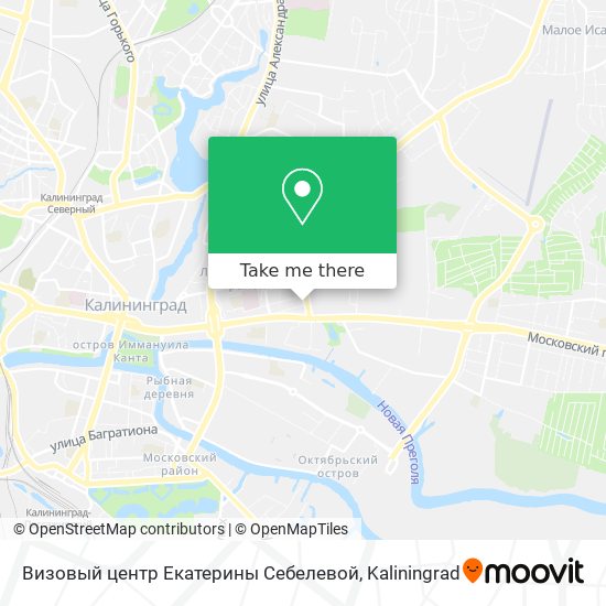 Визовый центр Екатерины Себелевой map
