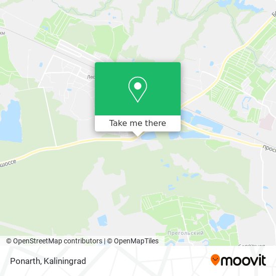 Ponarth map