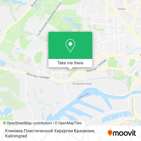 Клиника Пластической Хирургии Бразилия map