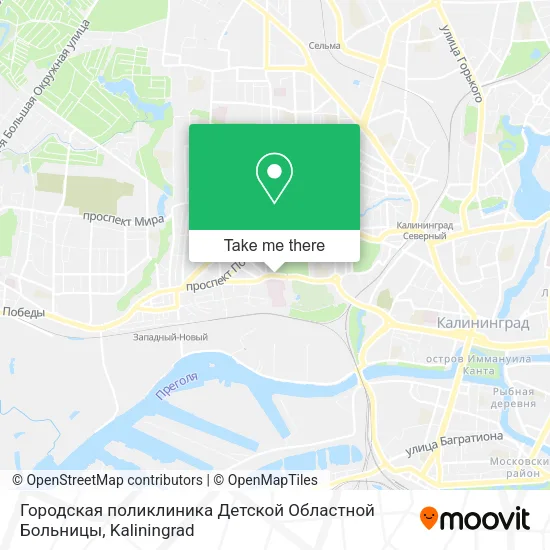 Городская поликлиника Детской Областной Больницы map