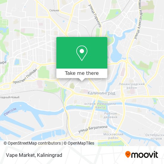 Vape Market map