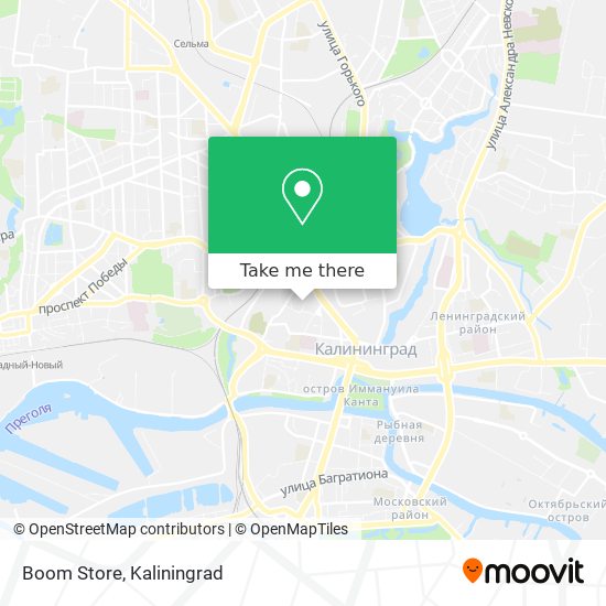Boom Store map