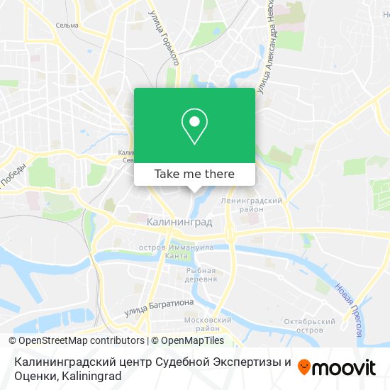 Калининградский центр Судебной Экспертизы и Оценки map