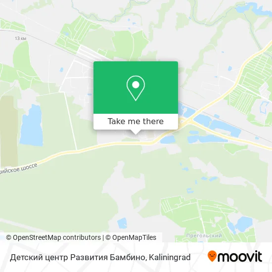 Детский центр Развития Бамбино map