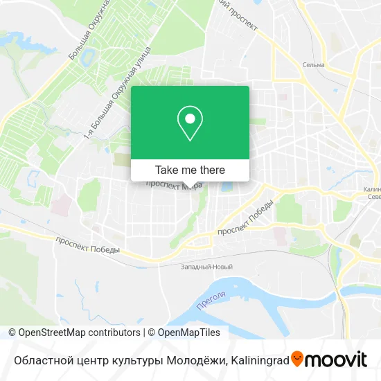 Областной центр культуры Молодёжи map