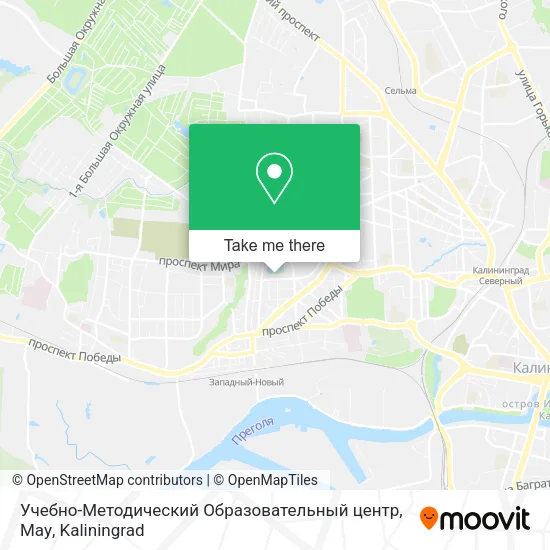 Учебно-Методический Образовательный центр, Мау map