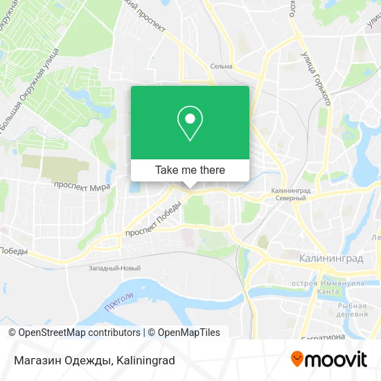 Магазин Одежды map