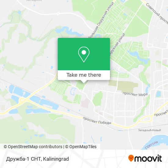 Дружба-1 СНТ map