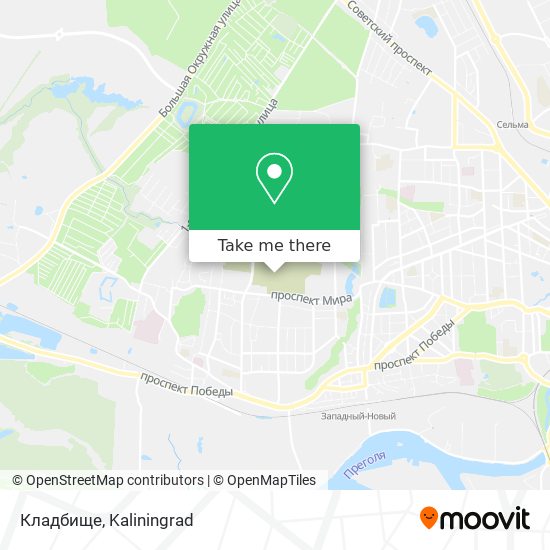 Кладбище map