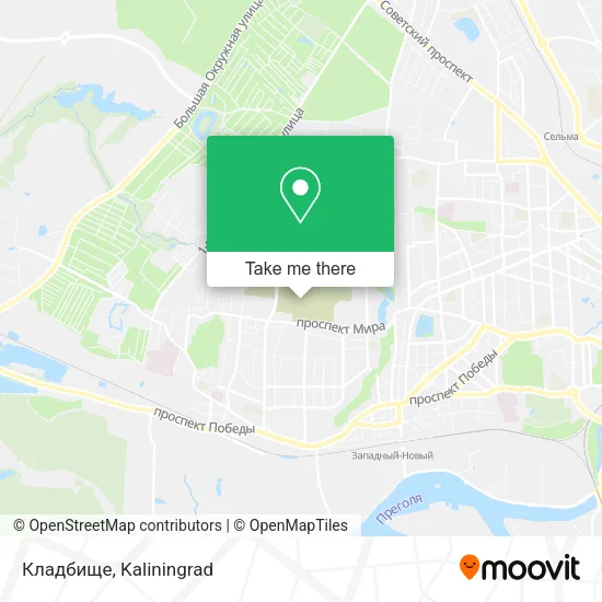 Кладбище map