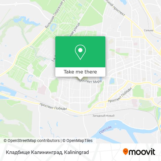 Кладбище Калининград map