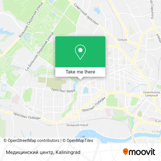 Медицинский центр map