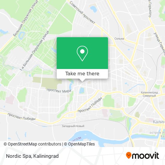 Nordic Spa map