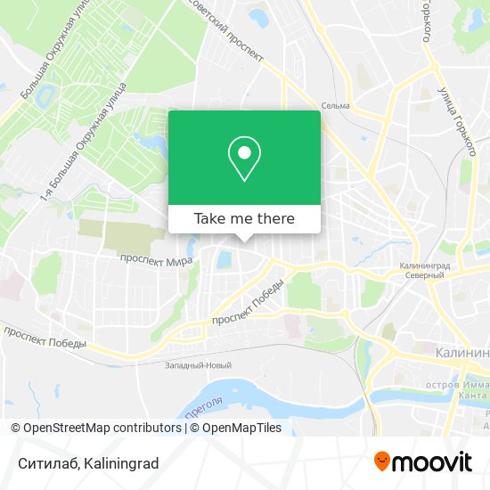 Ситилаб map