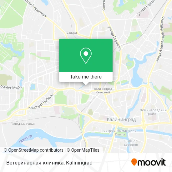 Ветеринарная клиника map
