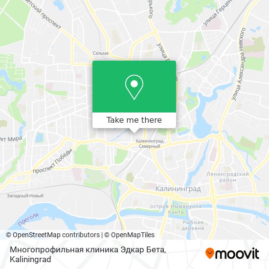 Многопрофильная клиника Эдкар Бета map