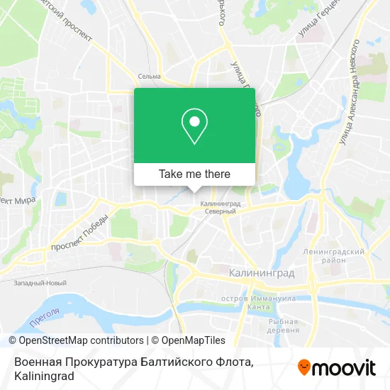 Военная Прокуратура Балтийского Флота map