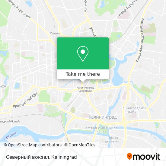 Северный вокзал map
