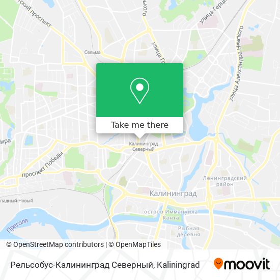 Рельсобус-Калининград Северный map