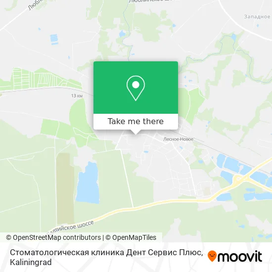 Стоматологическая клиника Дент Сервис Плюс map