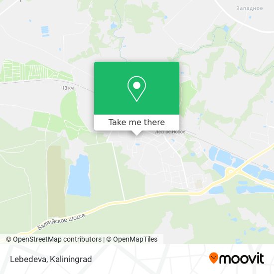 Lebedeva map