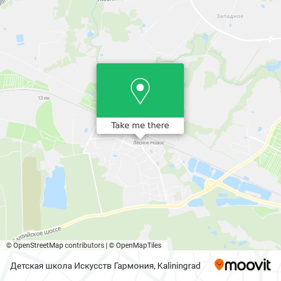 Детская школа Искусств Гармония map