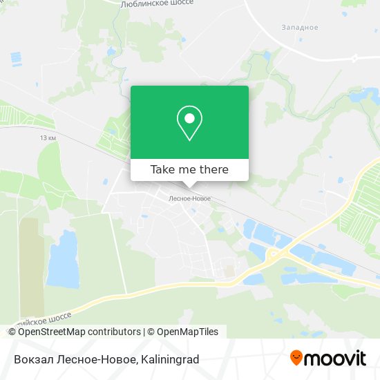 Вокзал Лесное-Новое map