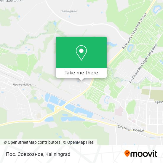 Пос. Совхозное map