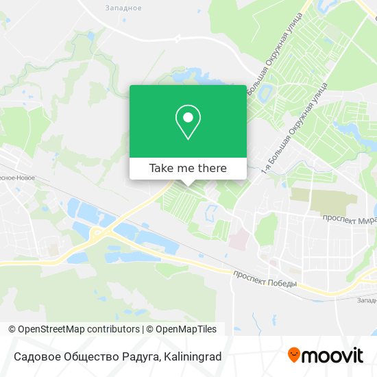Садовое Общество Радуга map