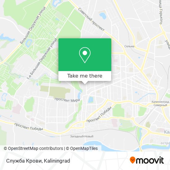 Служба Крови map