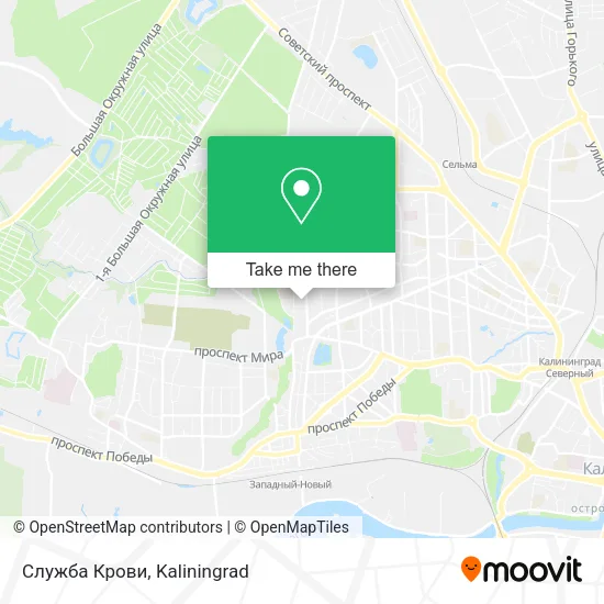 Служба Крови map