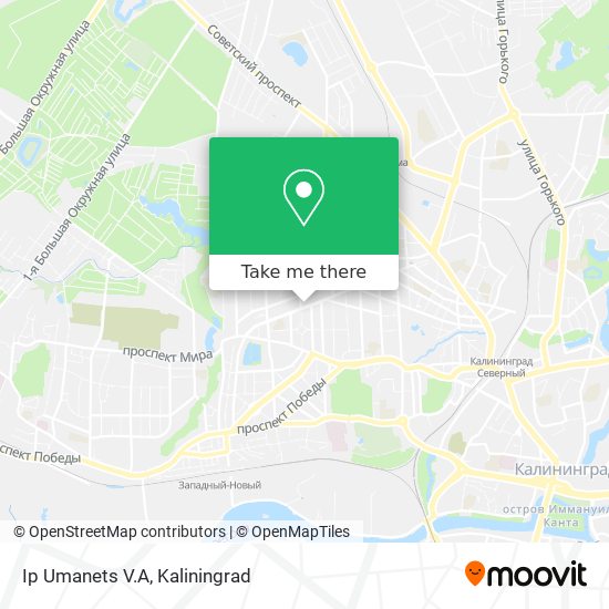 Ip Umanets V.A map