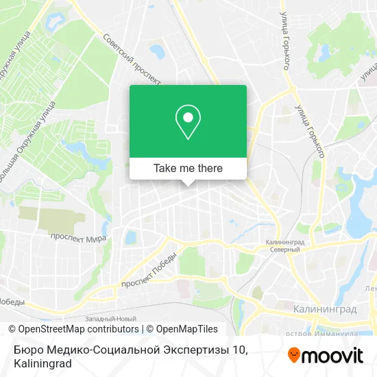 Бюро Медико-Социальной Экспертизы 10 map