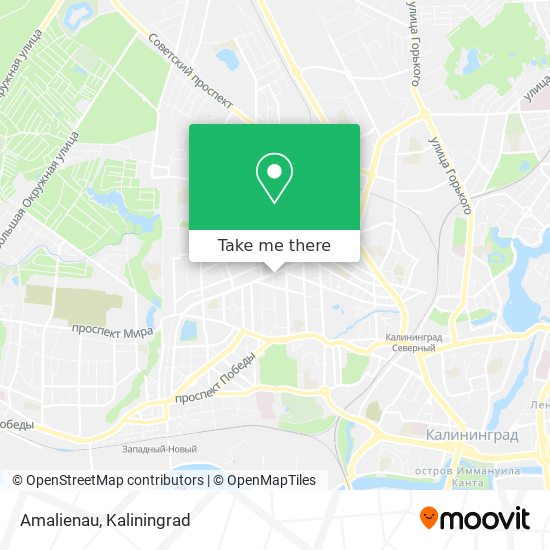 Amalienau map