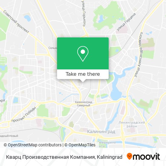 Кварц Производственная Компания map
