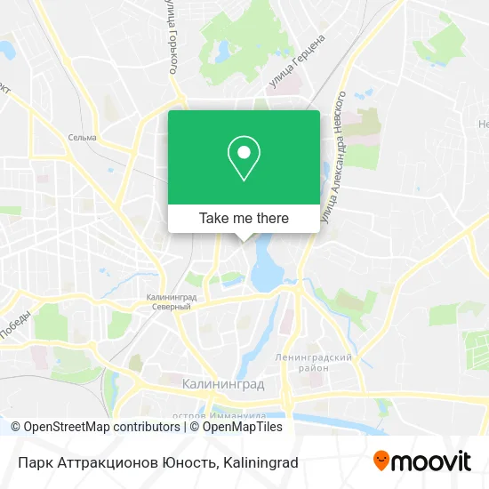 Парк Аттракционов Юность map