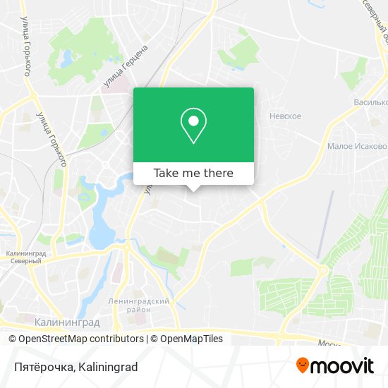 Пятёрочка map