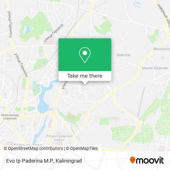 Evo Ip Paderina M.P. map