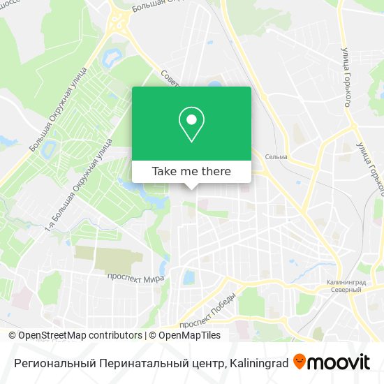 Региональный Перинатальный центр map