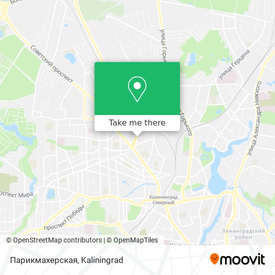 Парикмахерская map