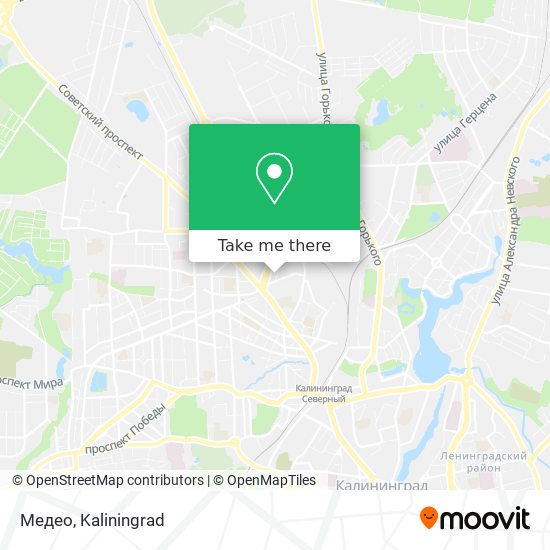 Медео map