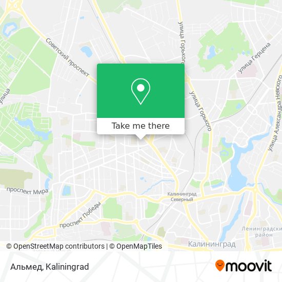 Альмед map