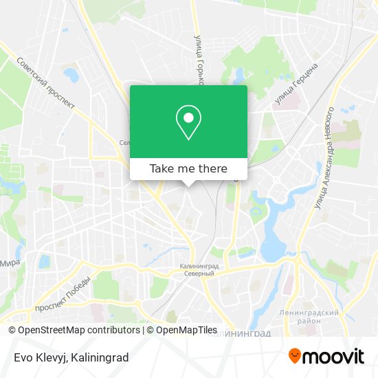 Evo Klevyj map