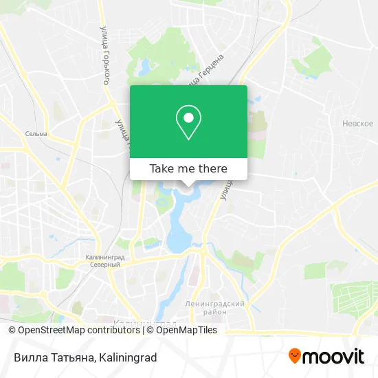 Вилла Татьяна map