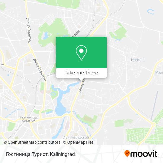 Гостиница Турист map