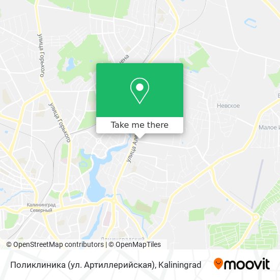Поликлиника (ул. Артиллерийская) map